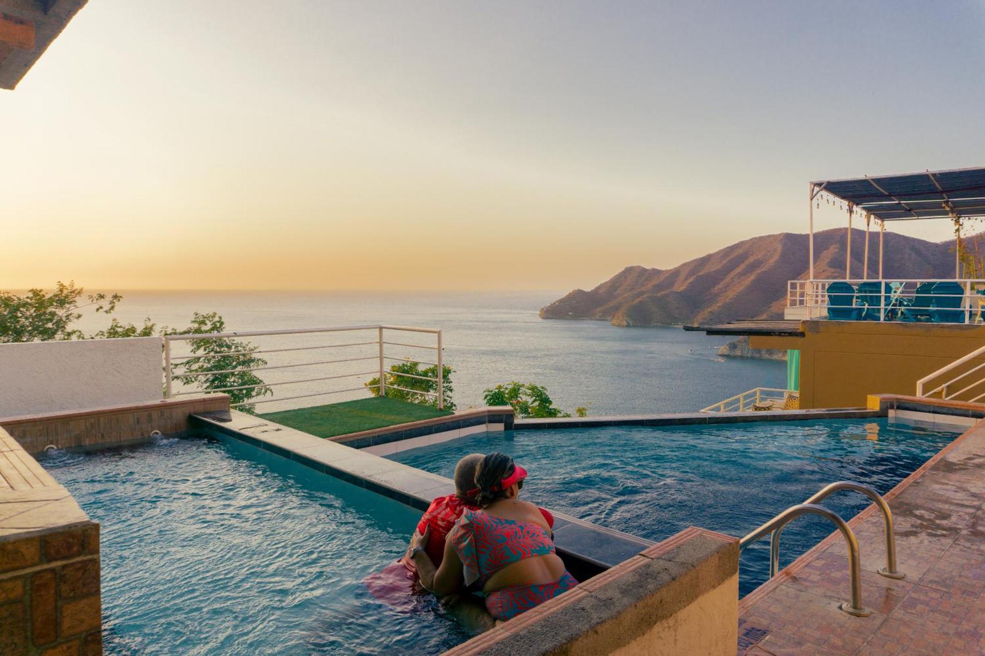 ホテル Casa Babel Taganga サンタ・マルタ エクステリア 写真