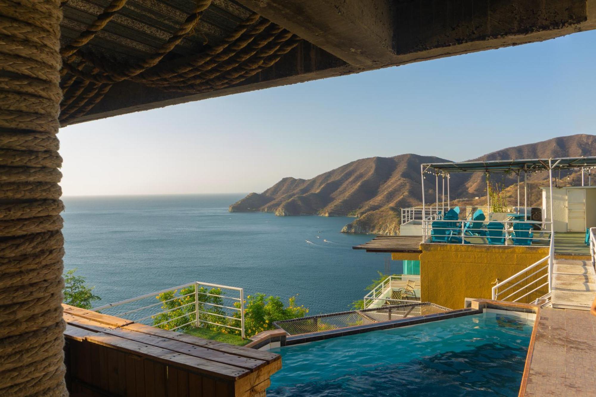 ホテル Casa Babel Taganga サンタ・マルタ エクステリア 写真