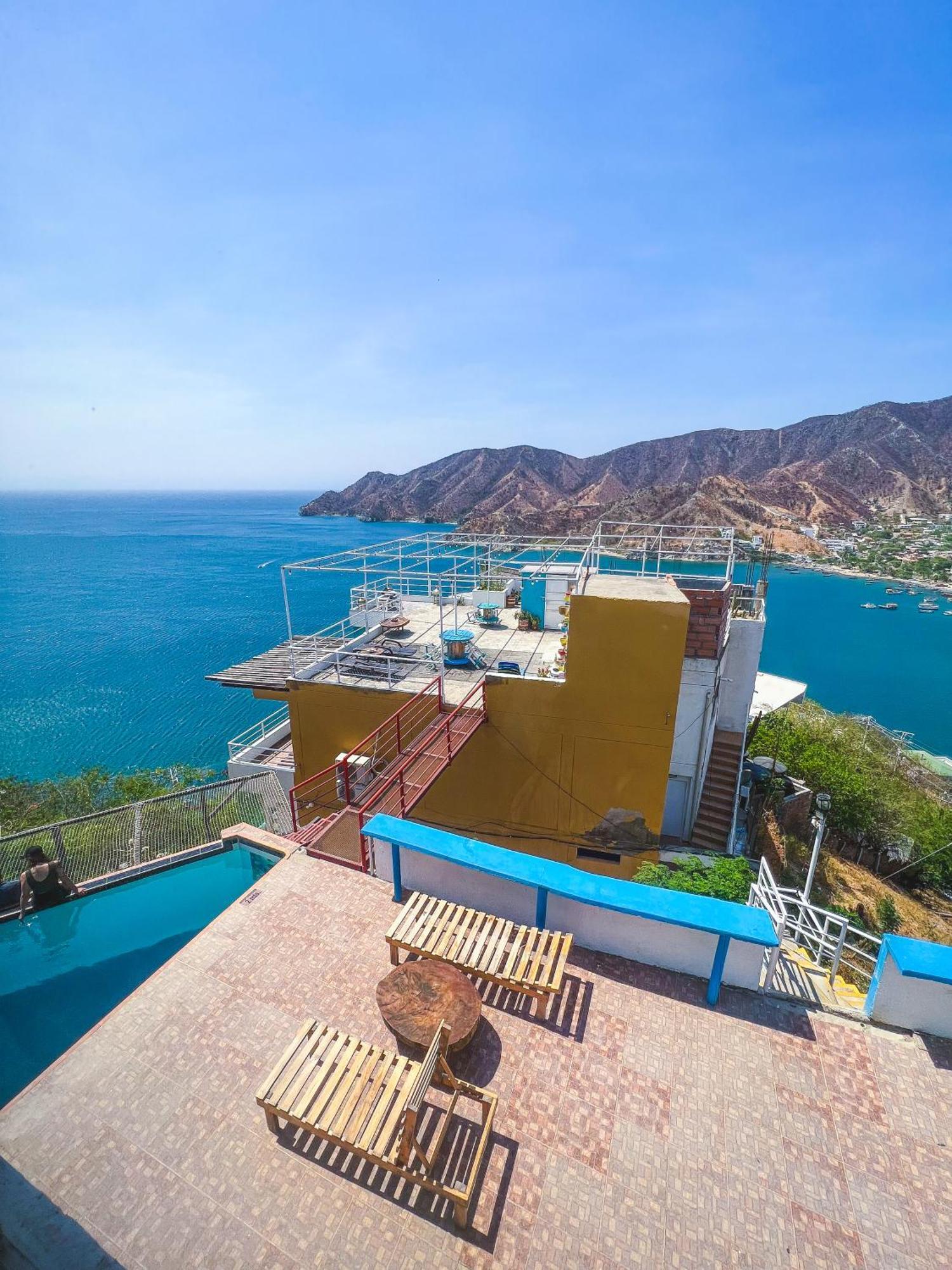 ホテル Casa Babel Taganga サンタ・マルタ エクステリア 写真