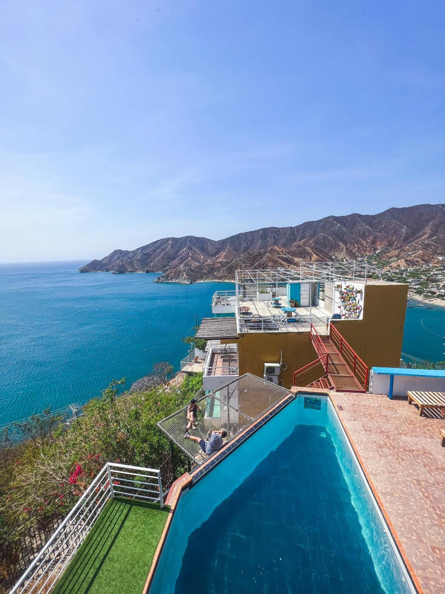 ホテル Casa Babel Taganga サンタ・マルタ エクステリア 写真